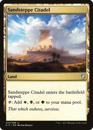 Sandsteppe Citadel [Commander 2017] | Dumpster Cat Games