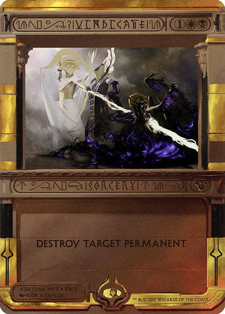 Vindicate [Amonkhet Invocations] | Dumpster Cat Games
