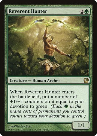 Reverent Hunter [Theros] | Dumpster Cat Games