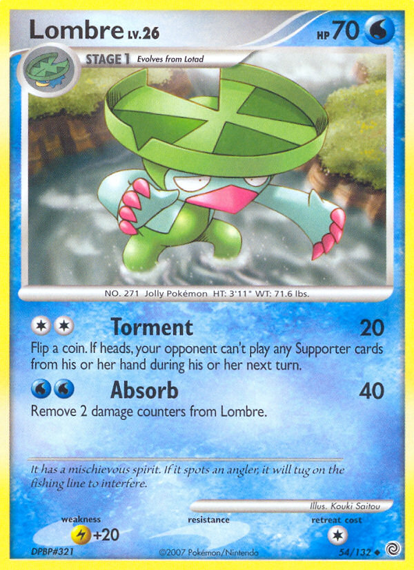 Lombre (54/132) [Diamond & Pearl: Secret Wonders] | Dumpster Cat Games
