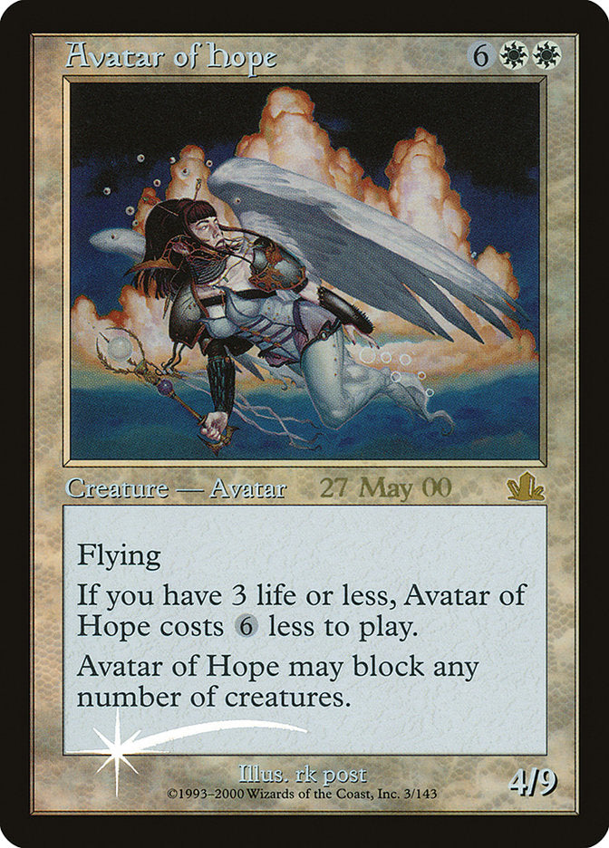 Avatar of Hope [Prophecy Promos] | Dumpster Cat Games