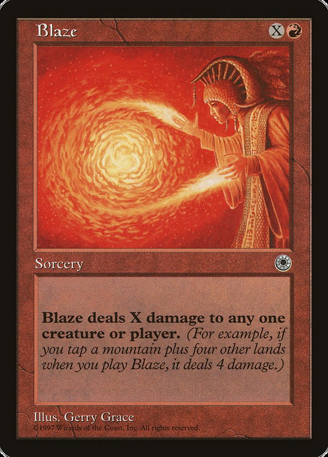 Blaze (No Flavor Text) [Portal] | Dumpster Cat Games