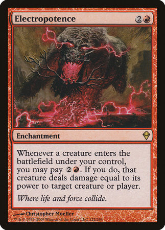 Electropotence [Zendikar] | Dumpster Cat Games