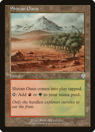 Shivan Oasis [Invasion] | Dumpster Cat Games