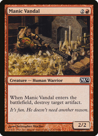 Manic Vandal [Magic 2012] | Dumpster Cat Games