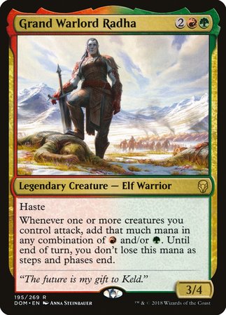Grand Warlord Radha [Dominaria] | Dumpster Cat Games