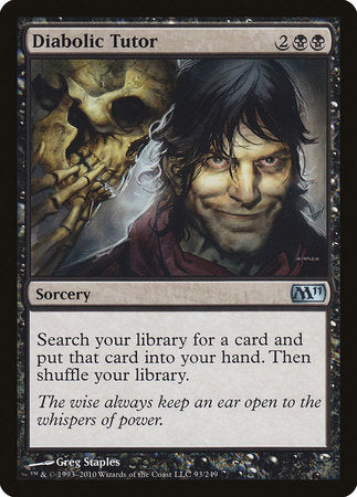 Diabolic Tutor [Magic 2011] | Dumpster Cat Games