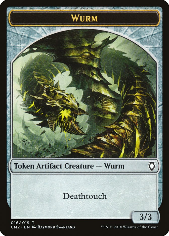 Wurm (Deathtouch) [Commander Anthology Volume II Tokens] | Dumpster Cat Games