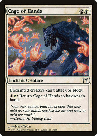 Cage of Hands [Champions of Kamigawa] | Dumpster Cat Games