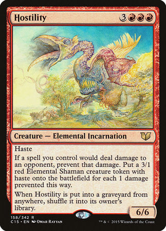 Hostility [Commander 2015] | Dumpster Cat Games