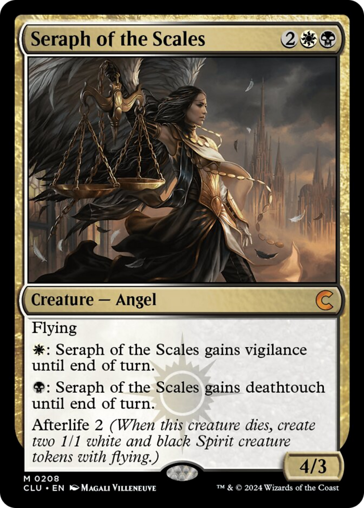 Seraph of the Scales [Ravnica: Clue Edition] | Dumpster Cat Games