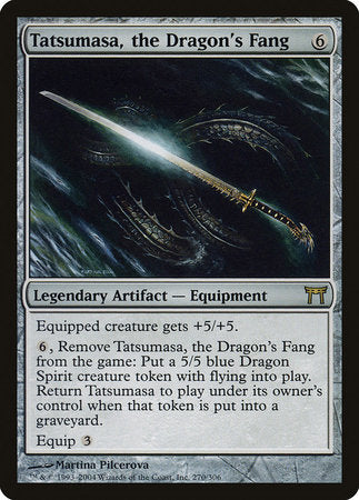 Tatsumasa, the Dragon's Fang [Champions of Kamigawa] | Dumpster Cat Games