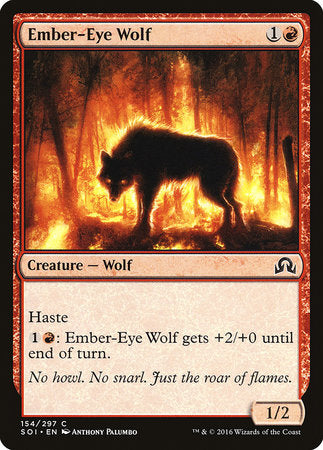 Ember-Eye Wolf [Shadows over Innistrad] | Dumpster Cat Games