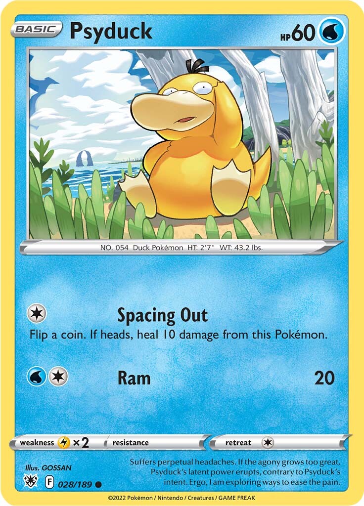 Psyduck (028/189) [Sword & Shield: Astral Radiance] | Dumpster Cat Games