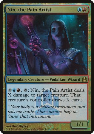 Nin, the Pain Artist (Commander Launch Promo) [Commander 2011 Launch Party] | Dumpster Cat Games