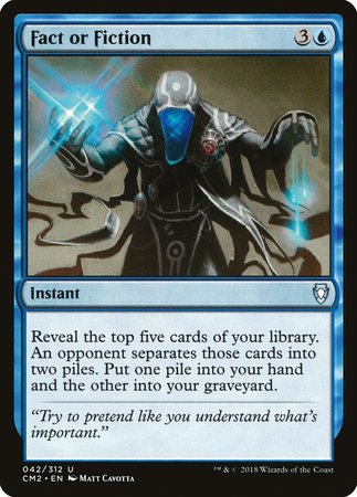 Fact or Fiction [Commander Anthology Volume II] | Dumpster Cat Games