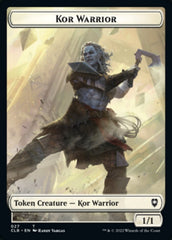 Kor Warrior // Wizard Double-sided Token [Commander Legends: Battle for Baldur's Gate Tokens] | Dumpster Cat Games
