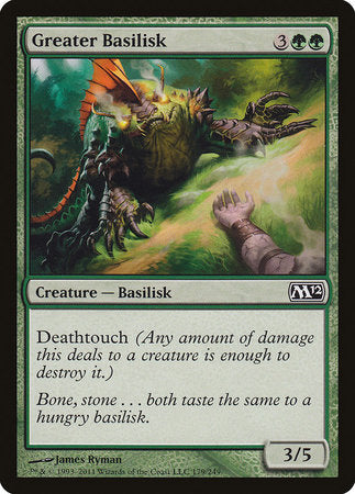 Greater Basilisk [Magic 2012] | Dumpster Cat Games