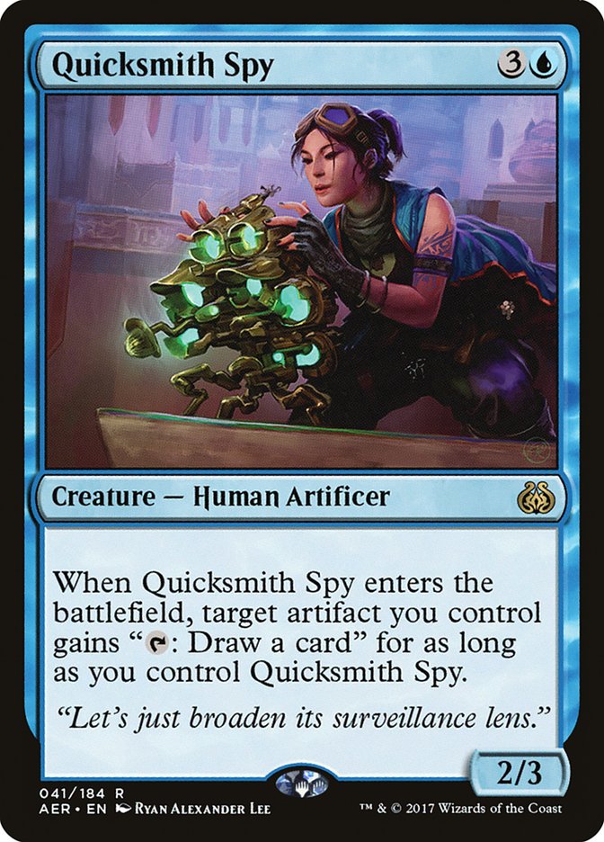 Quicksmith Spy [Aether Revolt] | Dumpster Cat Games