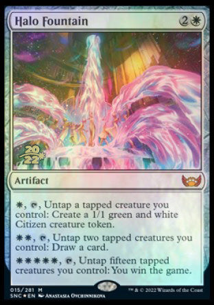 Halo Fountain [Streets of New Capenna Prerelease Promos] | Dumpster Cat Games