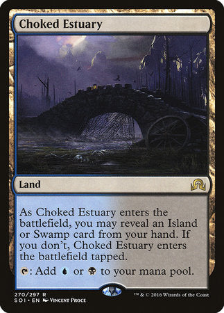 Choked Estuary [Shadows over Innistrad] | Dumpster Cat Games