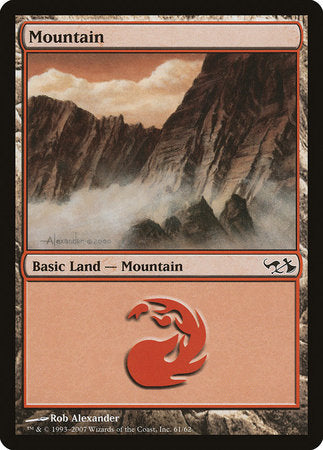 Mountain (61) [Duel Decks: Elves vs. Goblins] | Dumpster Cat Games
