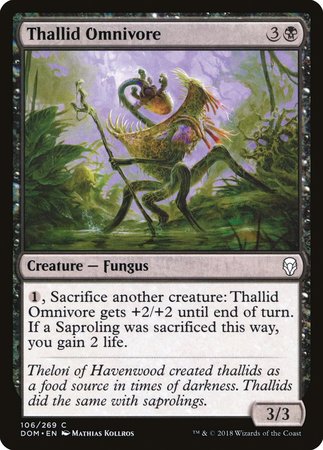 Thallid Omnivore [Dominaria] | Dumpster Cat Games