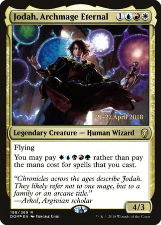 Jodah, Archmage Eternal [Dominaria Promos] | Dumpster Cat Games