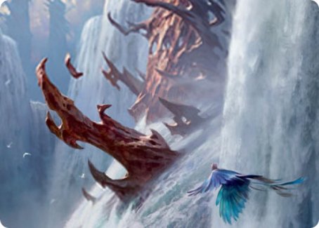 Island Art Card [Strixhaven: School of Mages Art Series] | Dumpster Cat Games