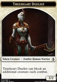 Trueheart Duelist // Snake Token [Amonkhet Tokens] | Dumpster Cat Games