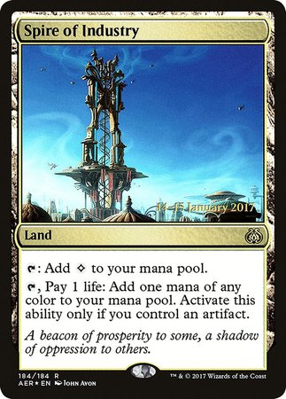 Spire of Industry [Aether Revolt Promos] | Dumpster Cat Games