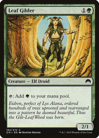 Leaf Gilder [Magic Origins] | Dumpster Cat Games