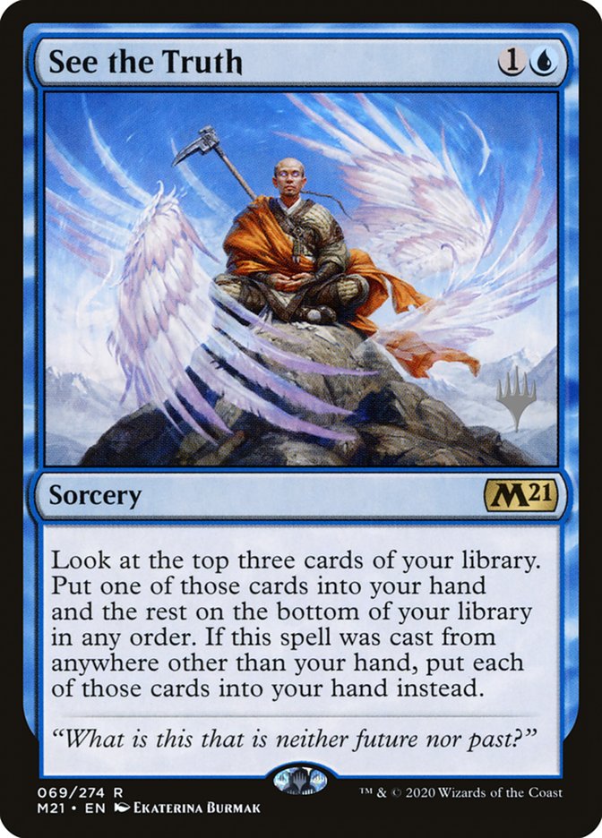 See the Truth (Promo Pack) [Core Set 2021 Promos] | Dumpster Cat Games