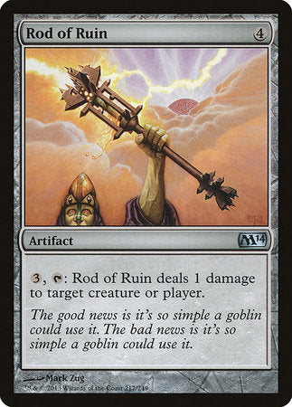 Rod of Ruin [Magic 2014] | Dumpster Cat Games
