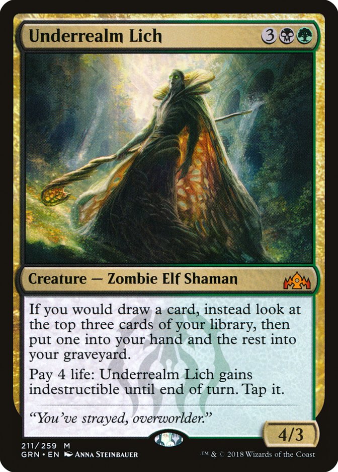 Underrealm Lich [Guilds of Ravnica] | Dumpster Cat Games