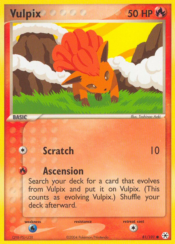Vulpix (81/101) [EX: Hidden Legends] | Dumpster Cat Games