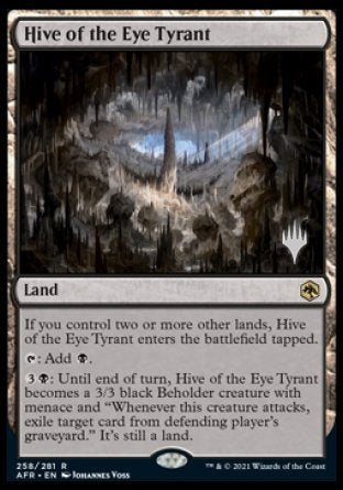 Hive of the Eye Tyrant (Promo Pack) [Dungeons & Dragons: Adventures in the Forgotten Realms Promos] | Dumpster Cat Games