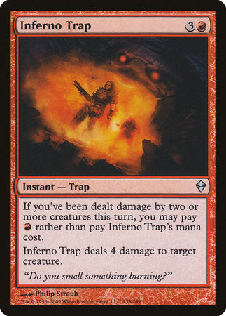 Inferno Trap [Zendikar] | Dumpster Cat Games