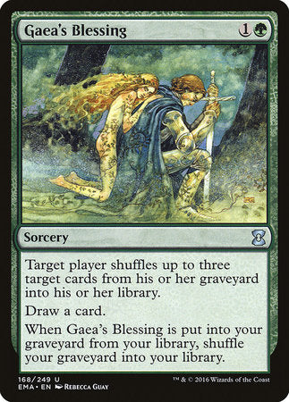Gaea's Blessing [Eternal Masters] | Dumpster Cat Games