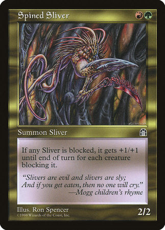 Spined Sliver [Stronghold] | Dumpster Cat Games