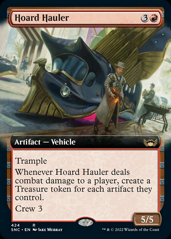 Hoard Hauler (Extended Art) [Streets of New Capenna] | Dumpster Cat Games