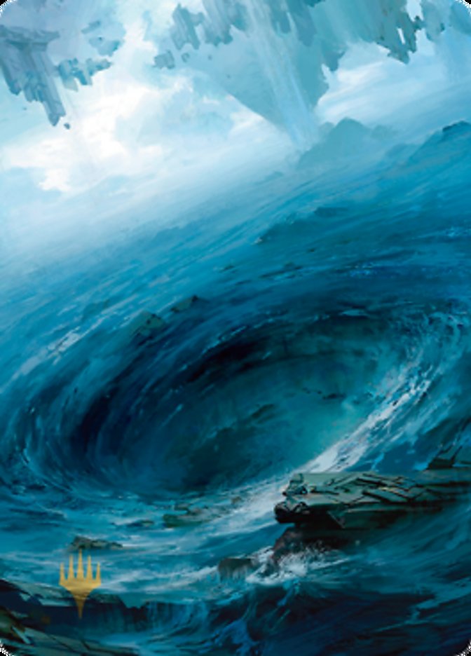 Island 3 Art Card (Gold-Stamped Signature) [Zendikar Rising Art Series] | Dumpster Cat Games