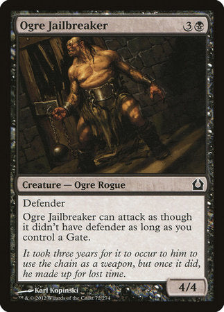 Ogre Jailbreaker [Return to Ravnica] | Dumpster Cat Games
