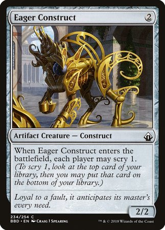 Eager Construct [Battlebond] | Dumpster Cat Games