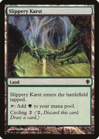 Slippery Karst [Commander 2013] | Dumpster Cat Games