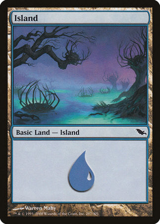 Island (287) [Shadowmoor] | Dumpster Cat Games