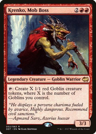 Krenko, Mob Boss [Duel Decks: Merfolk vs. Goblins] | Dumpster Cat Games