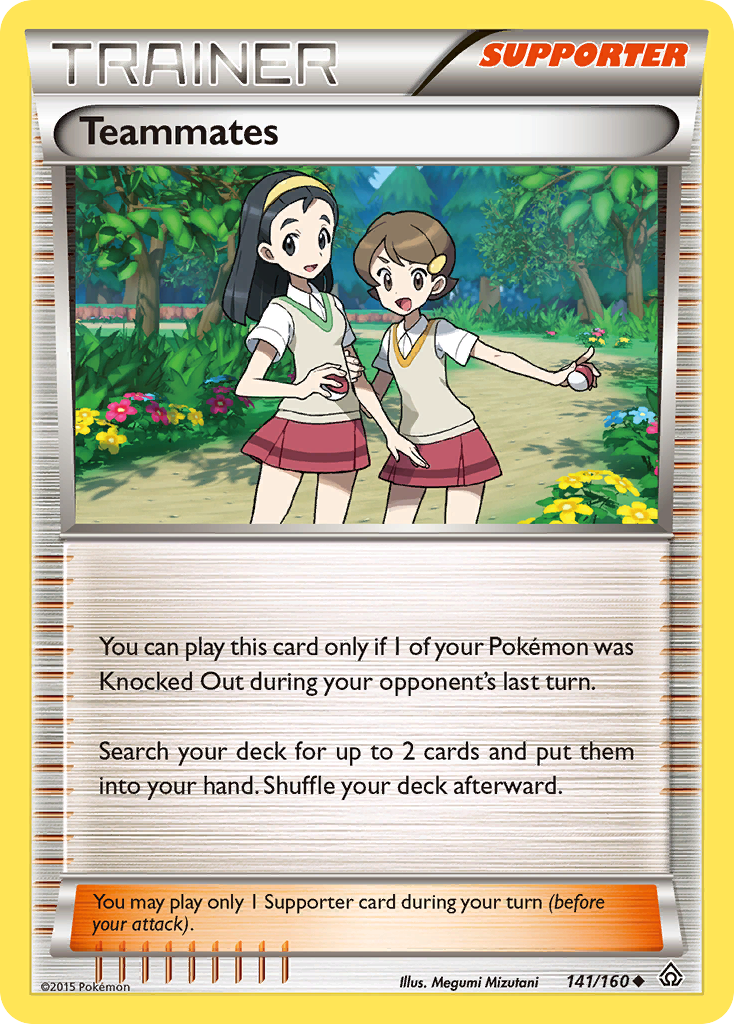 Teammates (141/160) [XY: Primal Clash] | Dumpster Cat Games