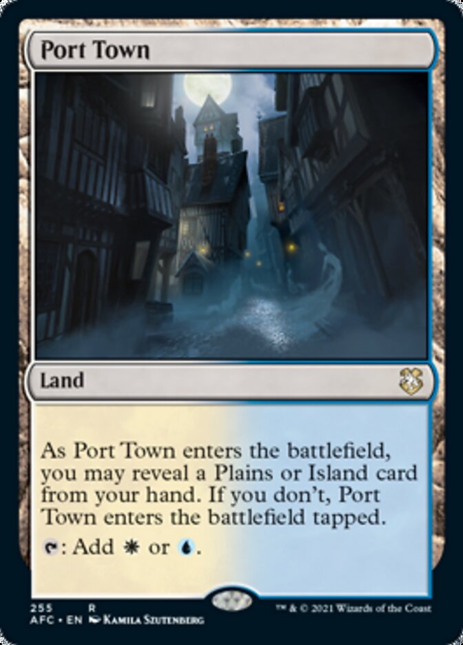 Port Town [Dungeons & Dragons: Adventures in the Forgotten Realms Commander] | Dumpster Cat Games