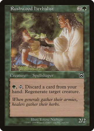 Rushwood Herbalist [Mercadian Masques] | Dumpster Cat Games
